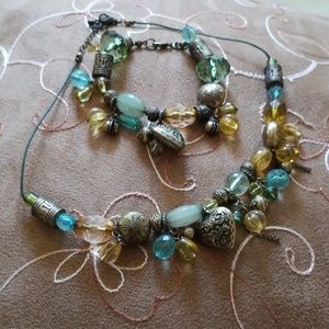 Bracelet and necklace